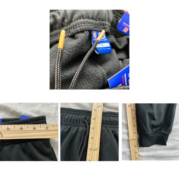 NBA Philadelphia 76ers Jogger Sweatpants Men L Black Comfort Fit Mission Control - Picture 9 of 9
